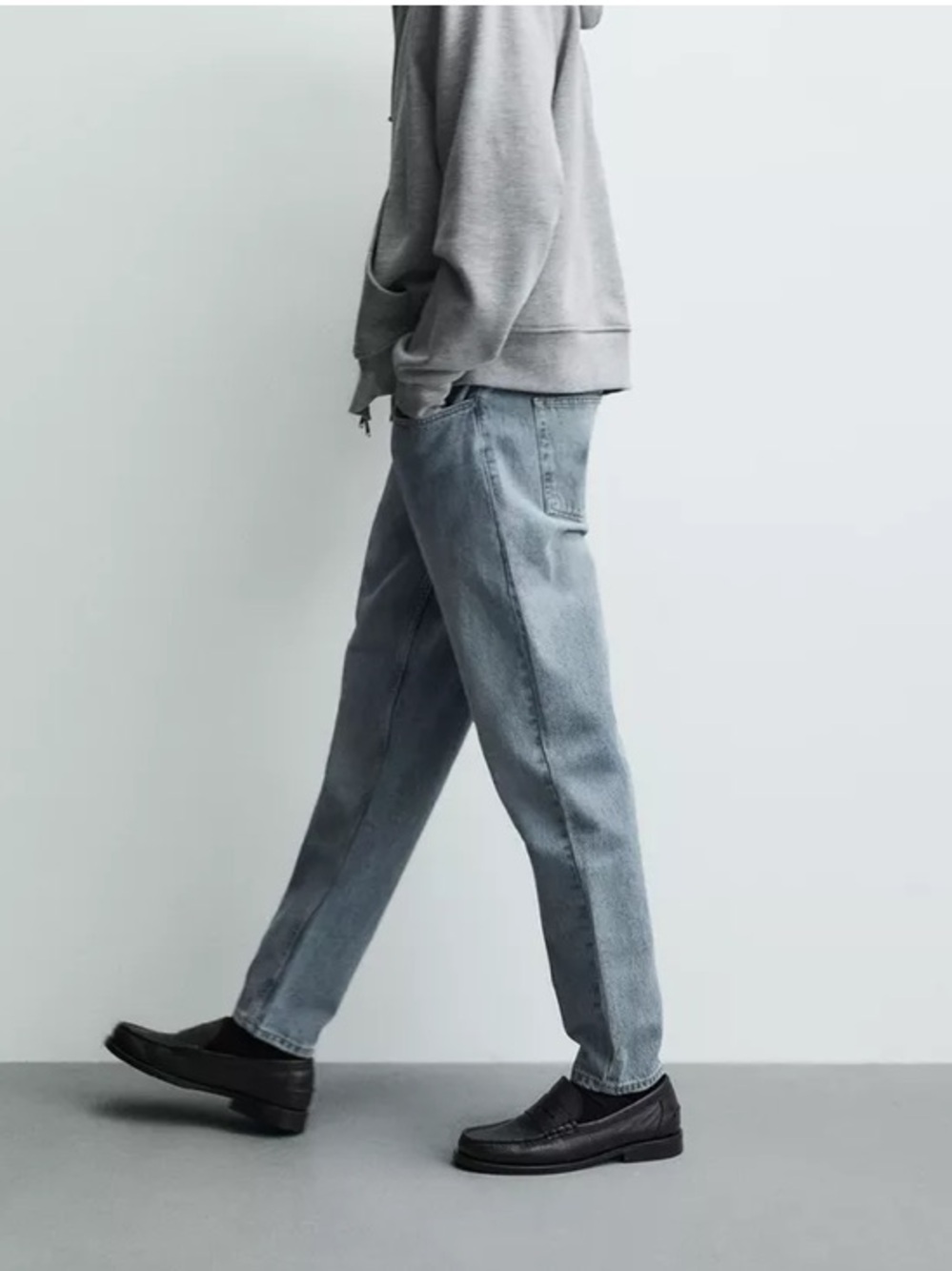 ZARA MAN Mens Light Wash Denim Slim Fit Jeans | 32